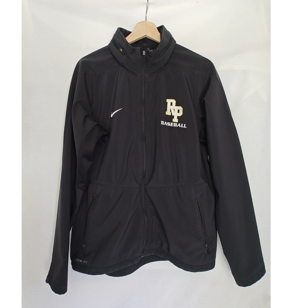 Nike Hybrid Coat Jacket‎ Therma-Fit Packable Hood Black 658084-010 Large